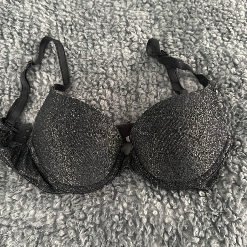 VS PINK Sparkly Push-Up Bra